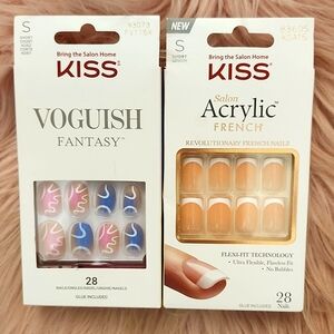 Brand New 2CT BUNDLE KISS💋 False Nails-S